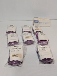 (2) North 7580P100 P100 Replacement Respirator Cartridge - Picture 1 of 7