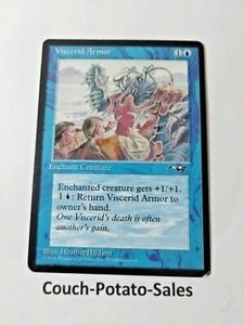 MTG Viscerid Armor - v2 Alliances Regular Common - Uncirculated NOS - Picture 1 of 3