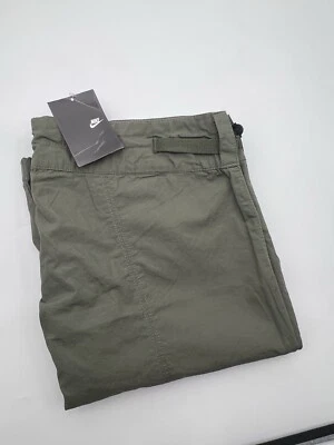 Y2K Nike длинные шорты w/боковые ремни 254831-303 размер женщин M (8-10)-зеленый - Изображение 1 из 4