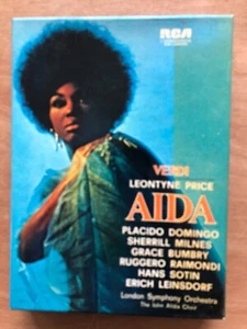 Verdi: Aida with Price, Domingo, Milnes etc. LSO, Leinsdorf. 3 Cassette tapes - Picture 1 of 4