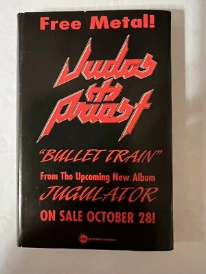 JUDAS PRIEST- BULLET TRAIN SINGLE CASSETTE FROM ALBUM JUGULATOR PROMO - Image 1 of 4