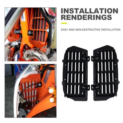 2023 Radiator Grille Guard FOR KTM XC XCF XCW XCFW TPI Six Days 125-500 2017+ - Image 1 of 4
