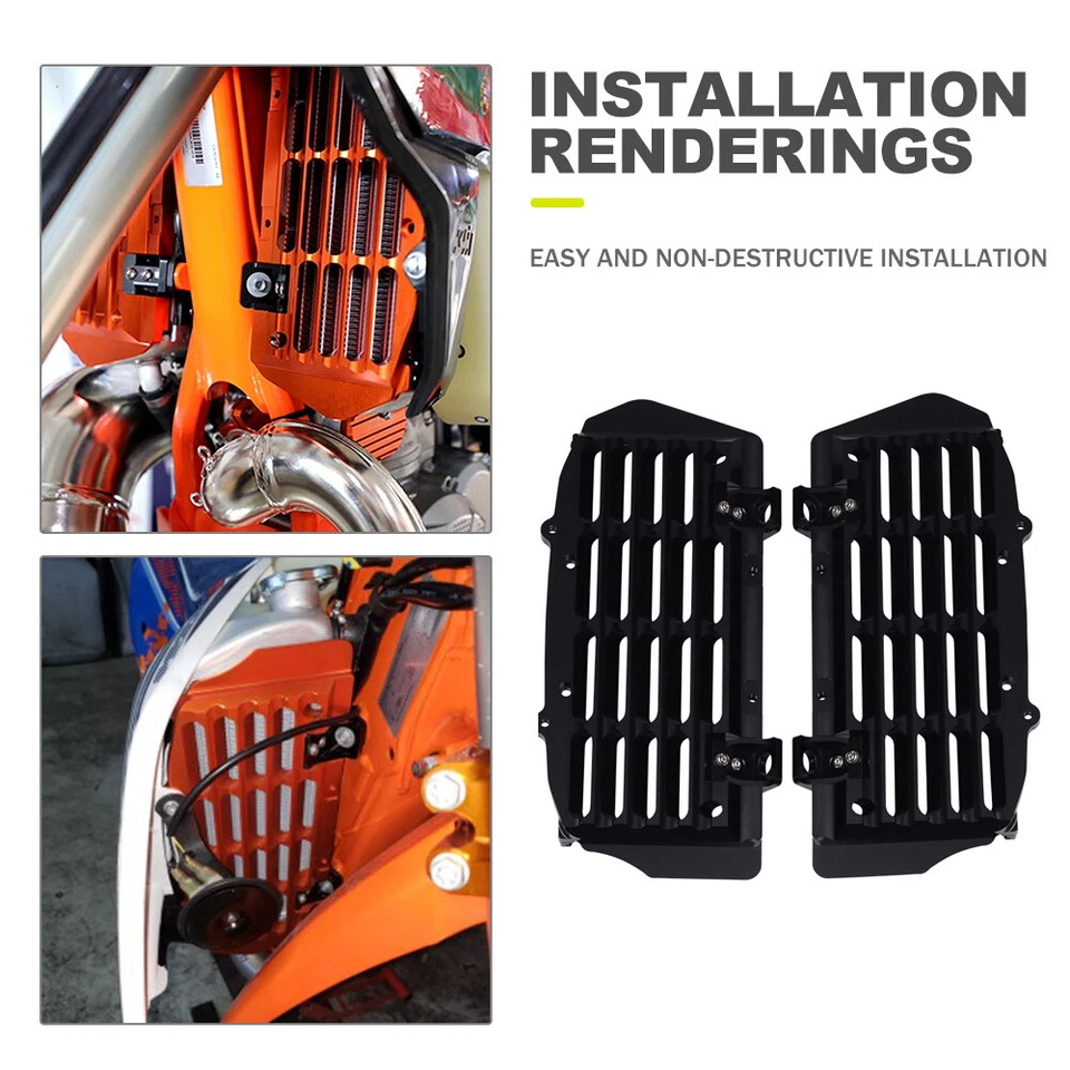 2023 Radiator Grille Guard FOR KTM XC XCF XCW XCFW TPI Six Days 125-500 2017+ Foto 1 de 4