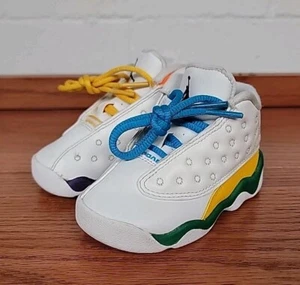 Nike Jordan Retro 13 TD Playground Multi-Color White CV0812-158 Size 5C - Picture 1 of 10
