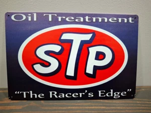 STP Oil Treatment 12 x 8 inch Metal Sign - Picture 1 of 5