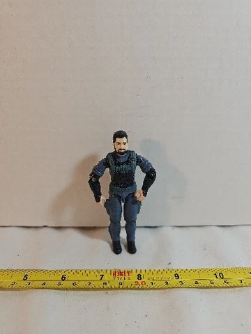 1991 GI Joe Low-Light ARAH 3.75" Action Figure Vtg Poseable Black Blue Soldier Cover