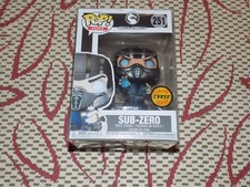 FUNKO, POP, CHASE SUB-ZERO, MORTAL KOMBAT, GAMES #251, VINYL FIGURE, NEAR MINT