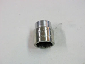 Mac Sabina Ohio Tools  16mm Shallow Chrome 6 Point Socket 3/8” Drive XM16-6 - Bild 1 von 4