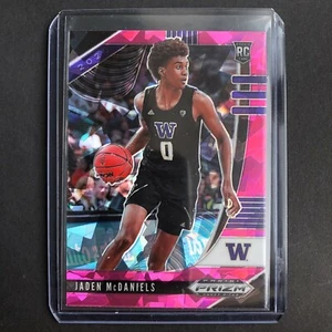 2020 Panini Prizm Draft Jaden McDaniels Pink Ice Refractor #11 RC Rookie - Bild 1 von 2