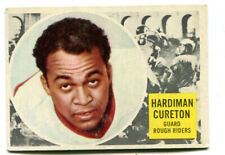 1960 Topps CFL Hardiman Cureton Card #62 Ottawa Rough Riders UCLA