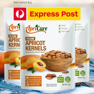 Apricot Kernels Raw - 1kg, 2kg or 3kg - EXPRESS POST SHIPPING - image 1 of 4