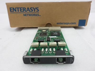 OEM Enterasys NIM-DIRELAY-02 ~ 2-Port Network Interface Module 2 x T1/E1  - Image 1 of 4