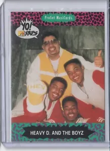 1991 Pro Set Yo! MTV Raps #38 Heavy D and The Boyz - Bild 1 von 1