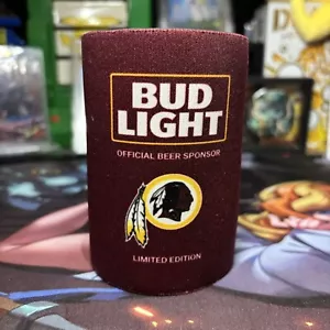 Portabottiglie portabottiglie Koozie calcio Washington Redskins NFL ritirato - Foto 1 di 5
