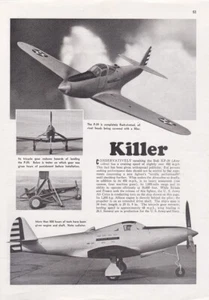 Bell XP-39 Airacobra Aircraft Report 7/13/2023o - Picture 1 of 1