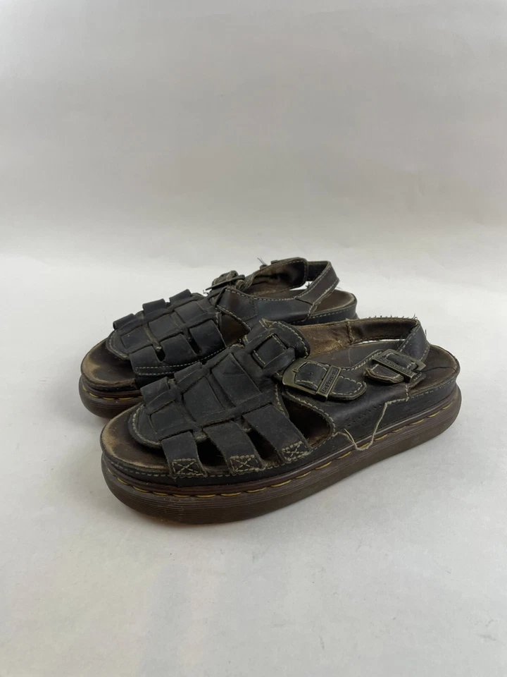 Zapatos Dr. Martens, Mujer Talla 11, Cuero Marrón, Gamuza, Vintage, Hebilla Foto 1 de 4