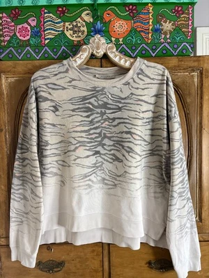 £88 Sudadera All Saints Tygers Animal Joy Division Estampado Talla Grande S 14 16 18 Foto 1 de 4