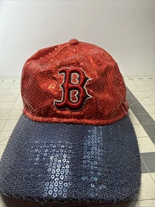 Boston Red Sox Cap Pailletten Logo verstellbar Victoria's Secret New Era Damen - Bild 1 von 7
