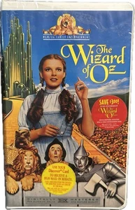 The Wizard of Oz VHS 1996 MGM/UA Digitally Mastered THX Clamshell Tested - Picture 1 of 4