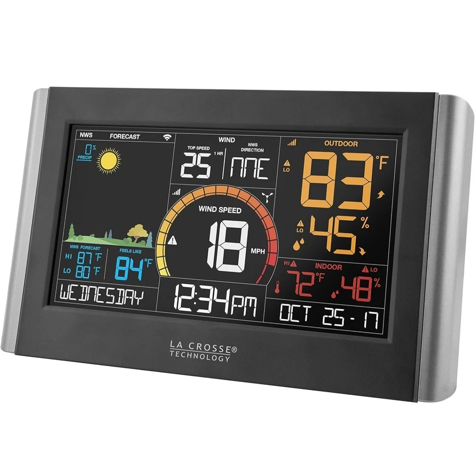 NEW La Crosse Technology Wireless Remote Monitoring Wind Weather Station V21-WTH - Image 1 of 3