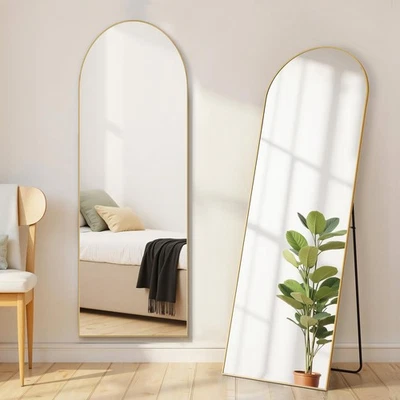 Espejo Arqueado Longitud Completa, Mejorado 16"x59" Cuerpo Espejos de Pared con Prenda de Rotura... Foto 1 de 4