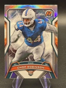 2024 Topps Resurgence Football - Chop Robinson #160 Refractor (RC) - Picture 1 of 2