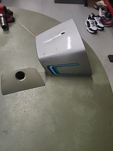 PUCH MOPED MAGNUM MK II SILVER BLUE GREEN  REAR SEAT TRUNK WITH LID NICE L$$K - Bild 1 von 22