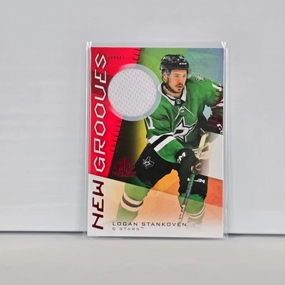 2024-25 Upper Deck SP Game Used New Grooves Jersey Logan Stankoven #NG-3 Rookie - Image 1 of 2