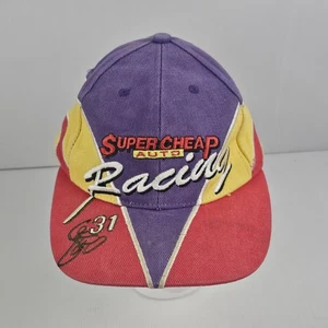 V8 Supercheap Auto Racing Hat Purple Cap Red Adult Holden Ford Cars VGC - Picture 1 of 8