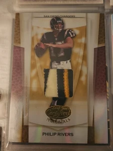 Philip Rivers Jersey Patch 2007 Donruss Playoff 146 25/25 - Picture 1 of 2