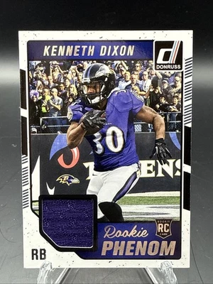 Donruss 2016 - Rookie Phenom Jersey Relics Kenneth Dixon #1 (MEM, RC) Foto 1 de 2