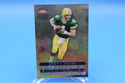 1998 Topps NFL Stars Luminaries Brett Favre L1 SP 9/75 - Image 1 of 2