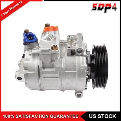 Compresor de aire acondicionado para 06-13 14 Volkswagen Jetta 06-10 Passat 2006-2007 Audi A3 Foto 1 de 4