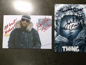 Foto autógrafa firmada a mano de 2 Joel Polis como FUCHS 4X6 S -ACTOR- THE THING - Imagen 1 de 3