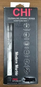 CHI TOURMALINE CERAMIC SERIES 1" IRON STYLING KIT - MODERN MARBLE  - NEW - Picture 1 of 2
