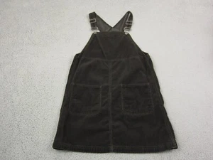 Vintage GAP Dress Womens Medium Brown Short Skirt Bib Overalls Corduroy - Picture 1 of 14