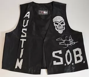 Stone Cold Steve Austin Signed Official WWF 2000 SOB Vest BAS COA 3:16 Autograph - Picture 1 of 24