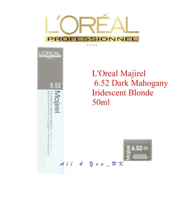 Loreal L'Oreal Profesional Majirel 6.52 Caoba Oscura Rubia Iridiscente 50 Foto 1 de 4