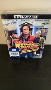 Back to the Future Anniversary Steelbook Trilogy 4K UHD/Blu-ray Best Buy OOP - Picture 1 of 3