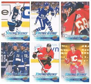 2016-17 Upper Deck UD Canvas Series 2 Base set & Young Guns Pick From List !!