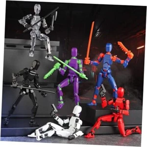 T13 Action Figure Set, 6PCS Robot Action Figure 3D Printed Toys Lucky Titan 13 - Picture 1 of 7