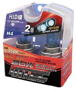 MTEC H4 Birnen Super white Xenon look 2er set Duo pack 12V 60/55W - Bild 1 von 1