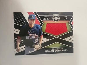 Noah Schanuel 2023 Elite Extra Jersey Patch RC Los Angeles Angels - Picture 1 of 2