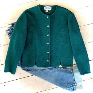 Vintage Retro 1980’s Pure Wool Cropped Jacket Size - Picture 1 of 6