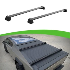 Alu Roof Rail Rack Cross Bar Crossbar Fit For Tesla Cybertruck 2024 2025 ( 3&4 ) - Picture 1 of 6