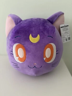 New BIG Sailor Moon Luna Plush Pillow Mochi Round 1 Anime 14” - Image 1 of 4