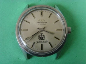 Reloj Manual Mecánico Usado Vintage TECHNOS 17J - Imagen 1 de 8