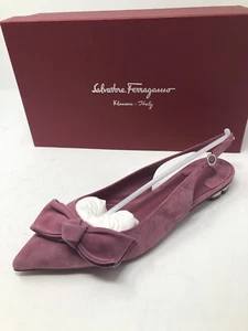 $620 New Salvatore Ferragamo Womens Pink Shoes Heels Pumps Ladies Size 7 37 - Picture 1 of 10