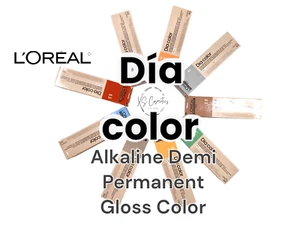 LOREAL DIA COLOR ALKALINE DEMI PERMANENT GLOSS COLOR 2 OZ HAIR COLOR -NEW - Picture 1 of 7