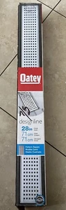 Oatey Designline 28 in. Stainless Steel Linear Shower Drain DLS2280R2 - Picture 1 of 3